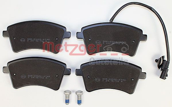 METZGER Bremsbelagsatz, Scheibenbremse